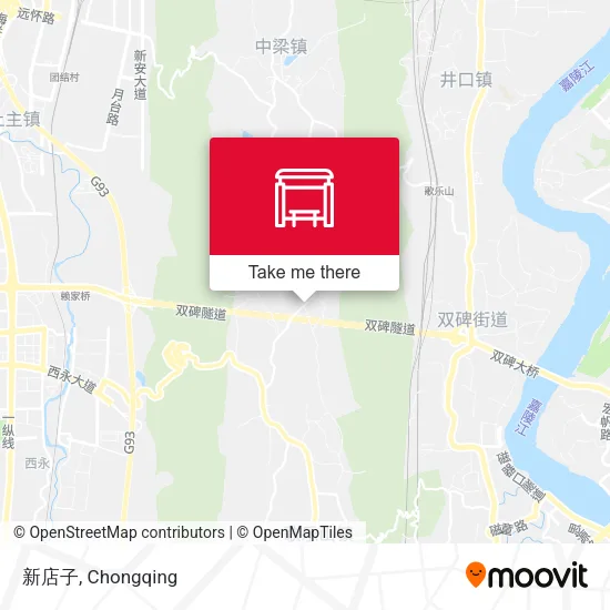 新店子 map