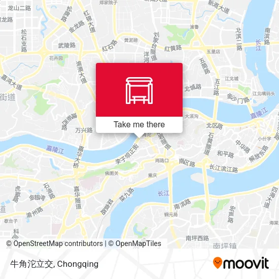 牛角沱立交 map