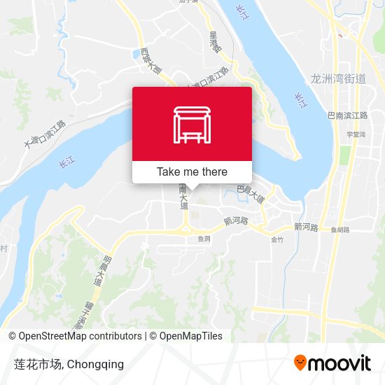 莲花市场 map