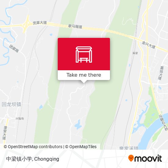 中梁镇小学 map
