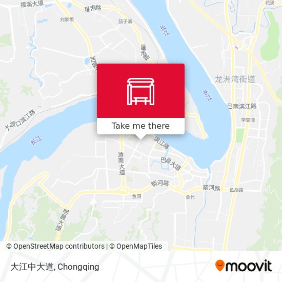 大江中大道 map