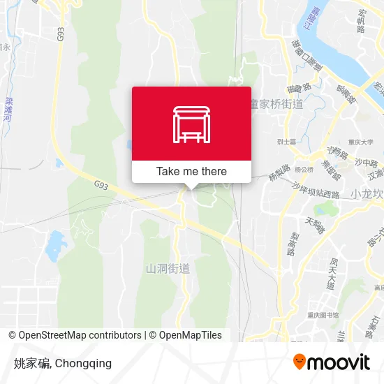姚家碥 map