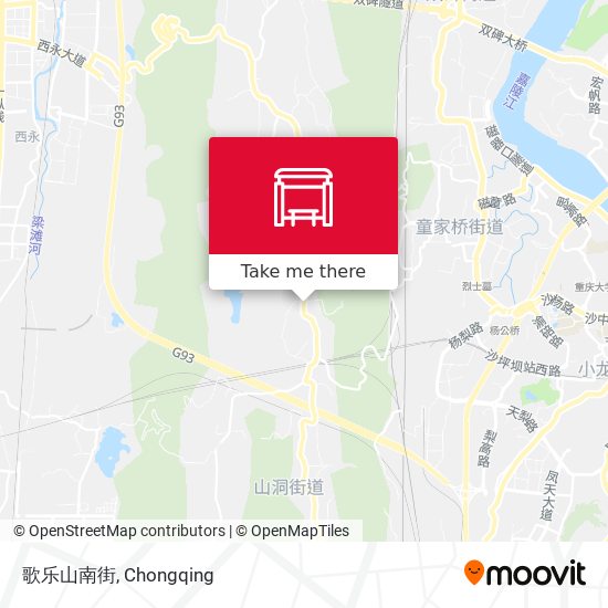 歌乐山南街 map