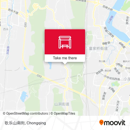 歌乐山南街 map