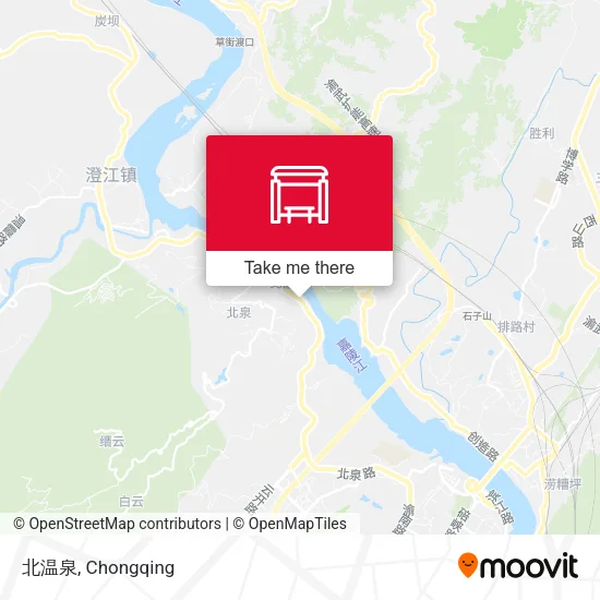 北温泉 map