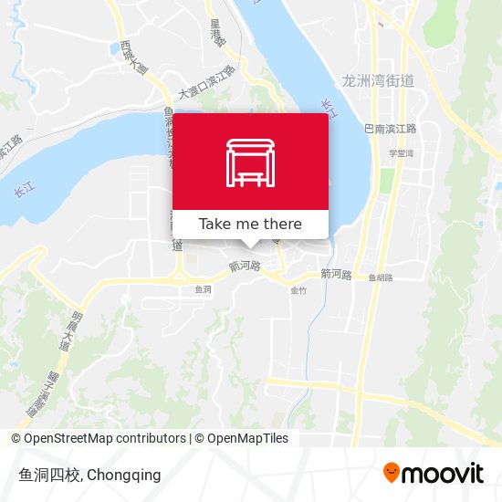 鱼洞四校 map