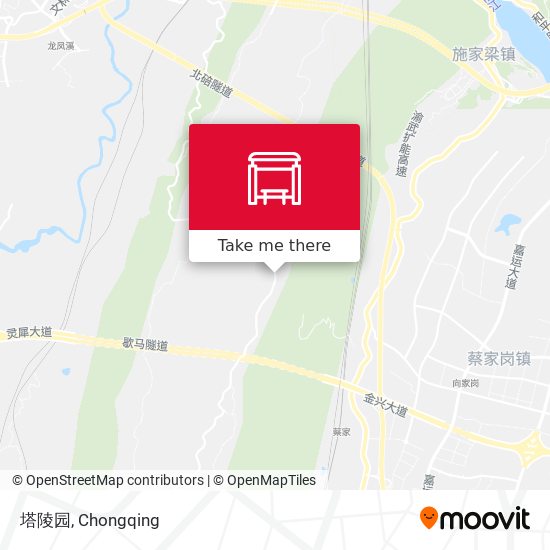 塔陵园 map