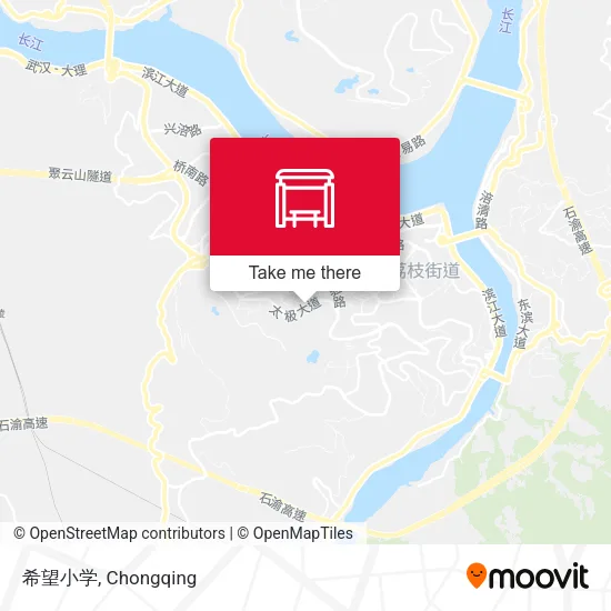 希望小学 map