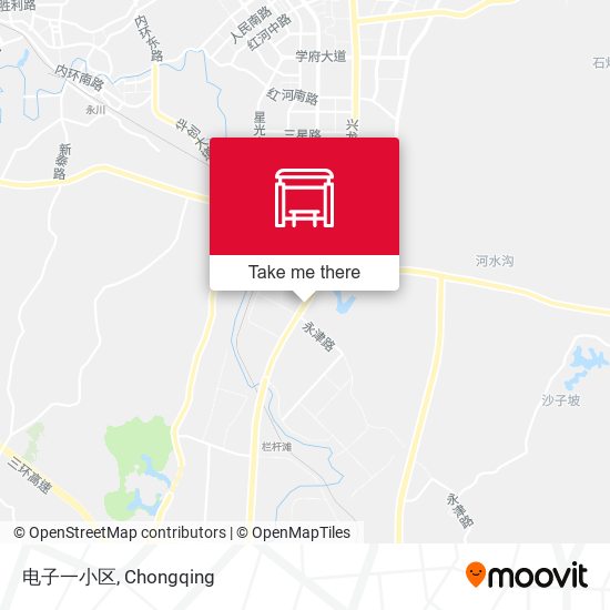电子一小区 map