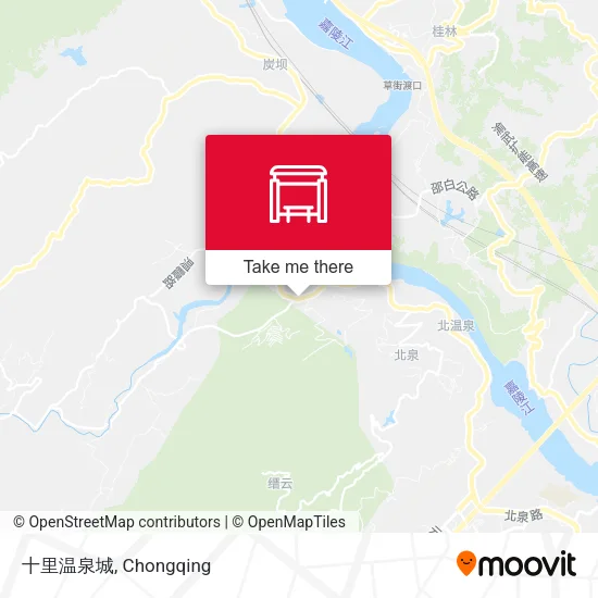 十里温泉城 map