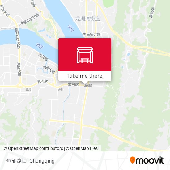 鱼胡路口 map