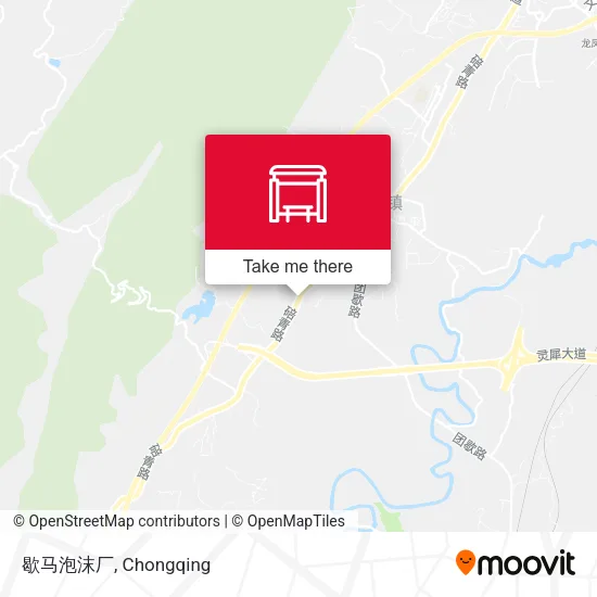 歇马泡沫厂 map