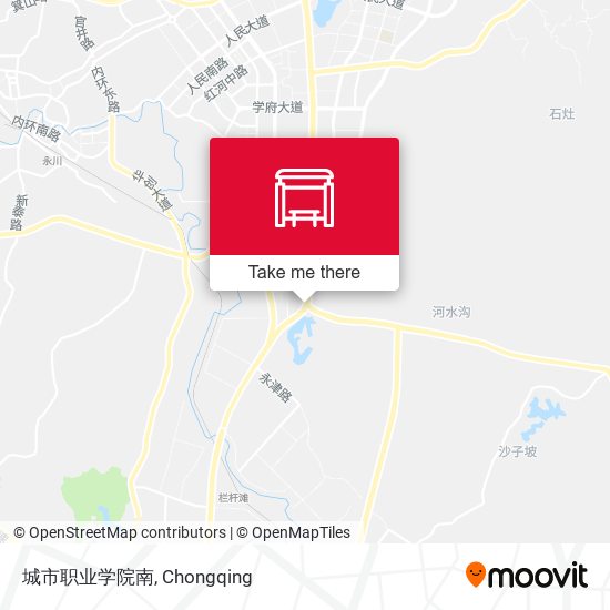 城市职业学院南 map