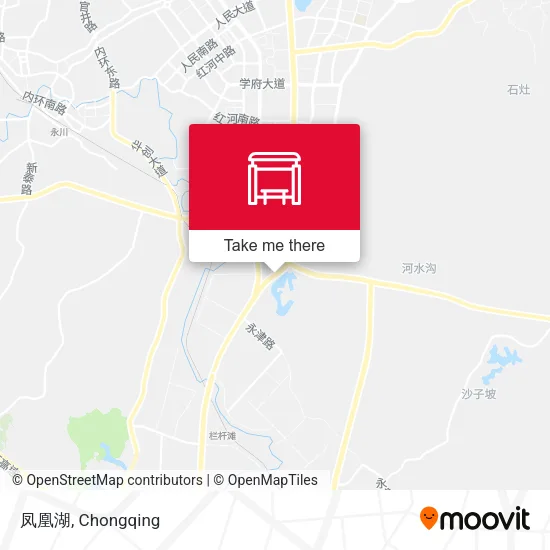 凤凰湖 map