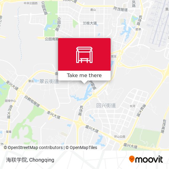海联学院 map