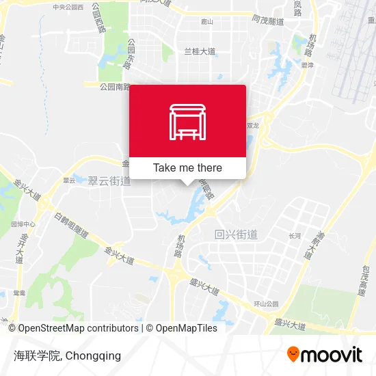 海联学院 map