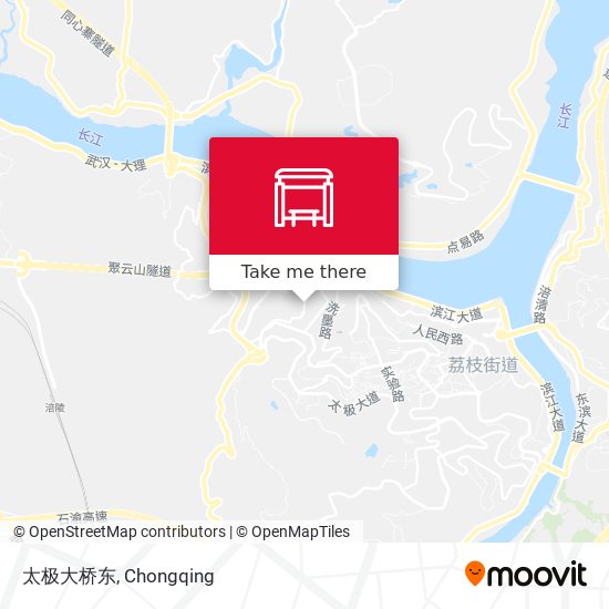 太极大桥东 map