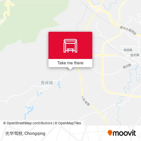 光华驾校 map