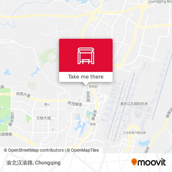 渝北汉渝路 map