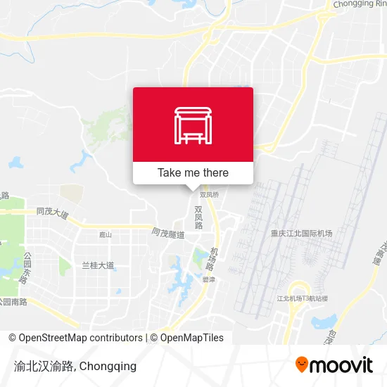 渝北汉渝路 map