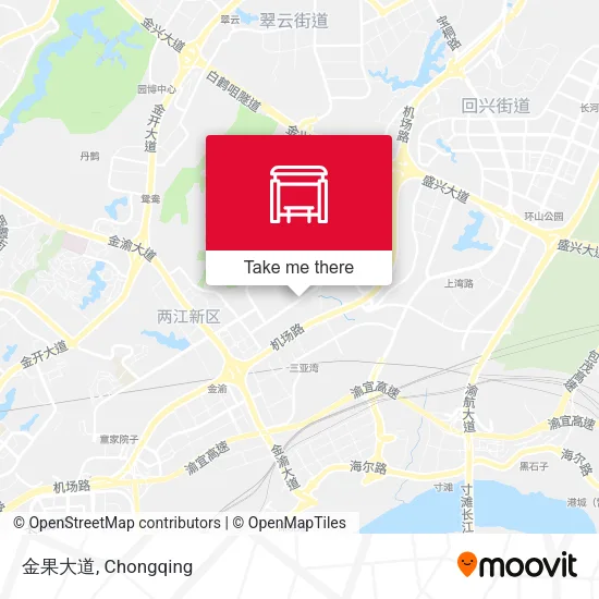 金果大道 map