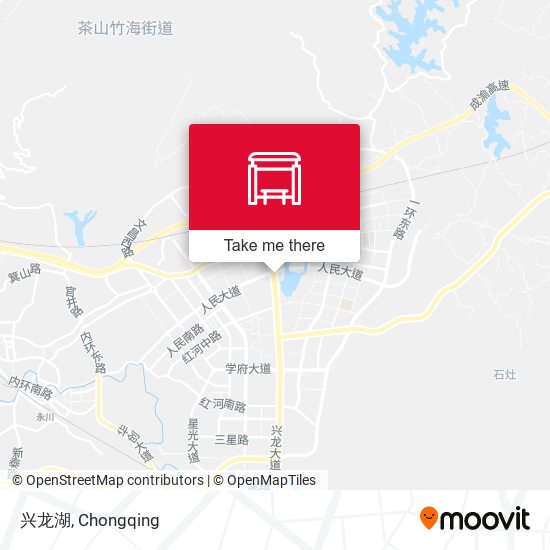 兴龙湖 map