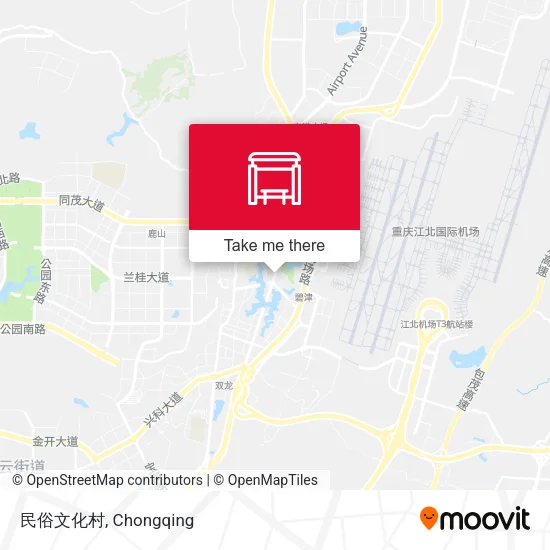 民俗文化村 map