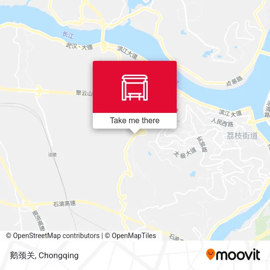 鹅颈关 map