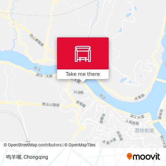 鸣羊嘴 map