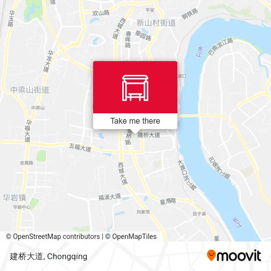 建桥大道 map