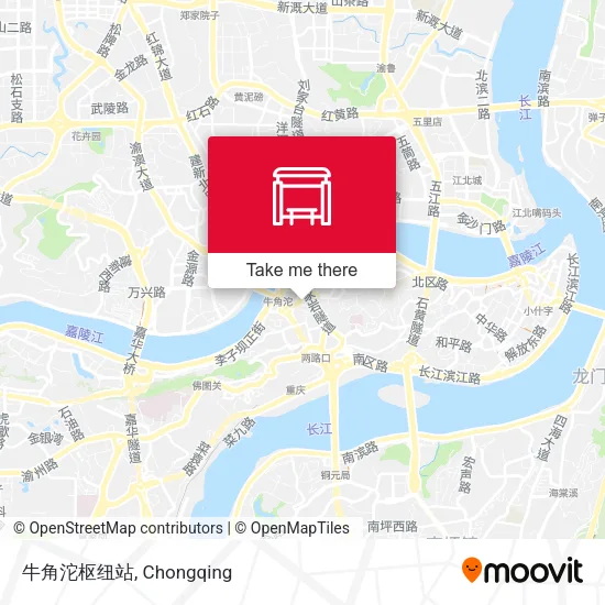 牛角沱枢纽站 map