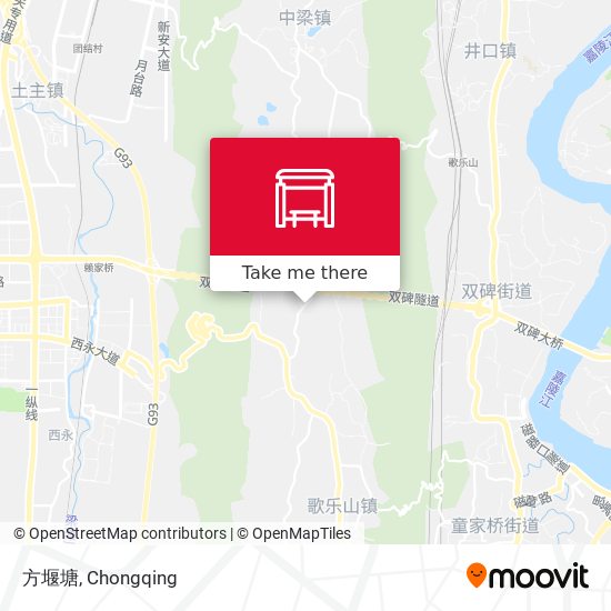 方堰塘 map