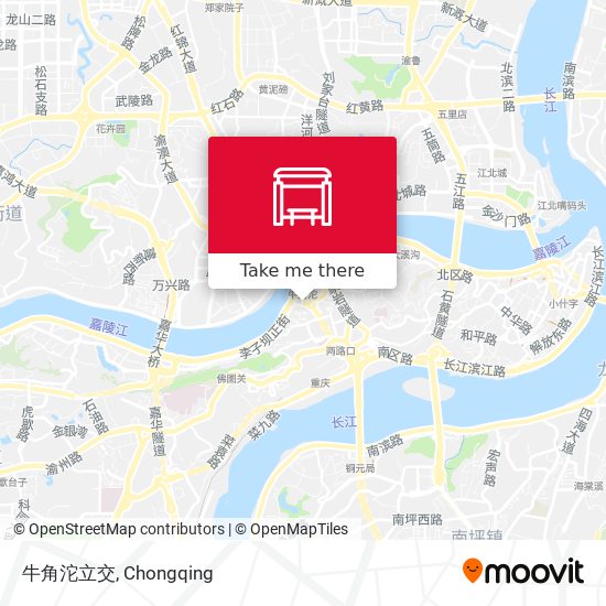 牛角沱立交 map