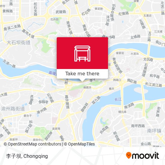 李子坝 map