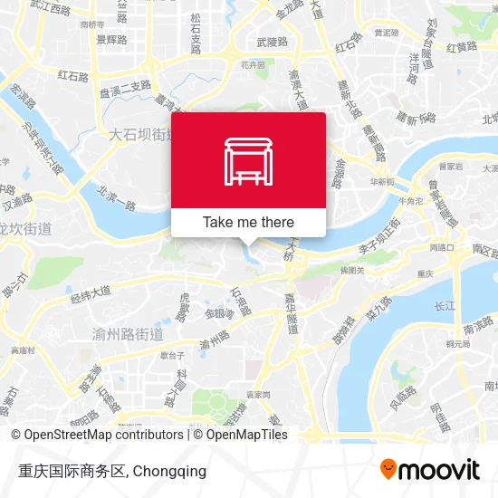 重庆国际商务区 map