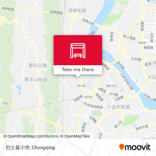 烈士墓小学 map