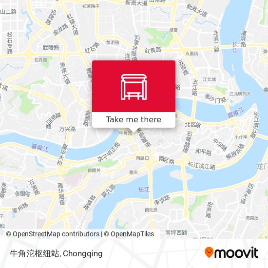 牛角沱枢纽站 map