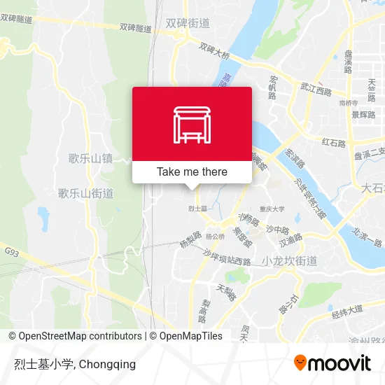 烈士墓小学 map
