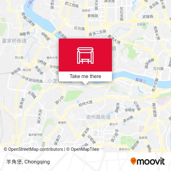 羊角堡 map