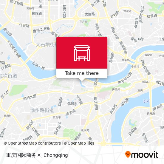 重庆国际商务区 map