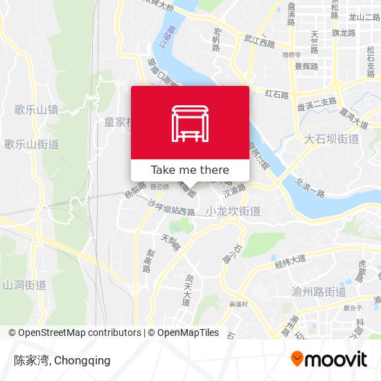 陈家湾 map