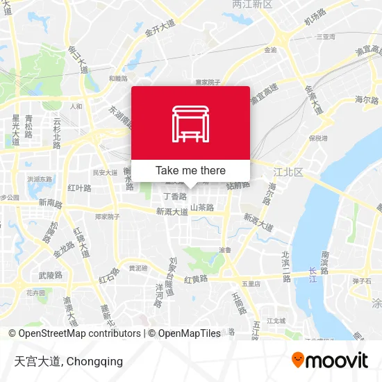 天宫大道 map