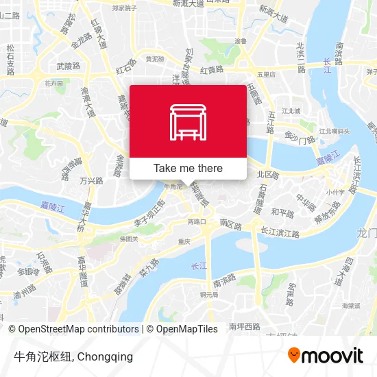 牛角沱枢纽 map
