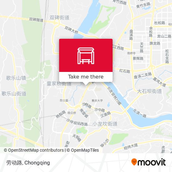 劳动路 map