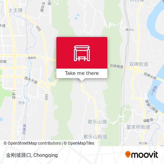 金刚坡路口 map