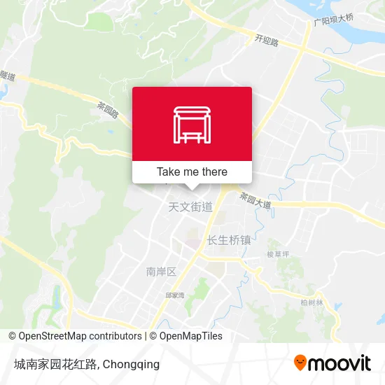城南家园花红路 map