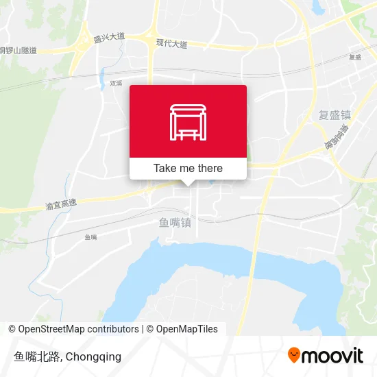 鱼嘴北路 map