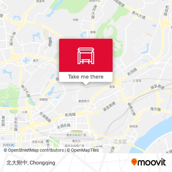 北大附中 map