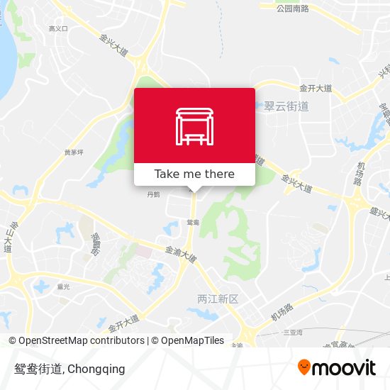 鸳鸯街道 map