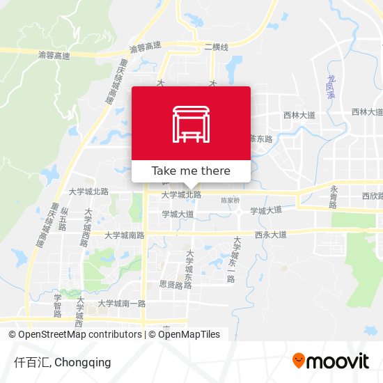 仟百汇 map